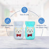 Soft Plush Towel Baby Feeding Bottle Cover with Easy to Hold Strap - hopop.in