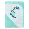 Hopop Soft & Absorbent Hooded Baby Bath Towel - Green