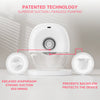 Hands-Free Electric Breast Pump for Breastfeeding -White