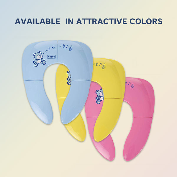 Hopop Foldable Travel Potty Seat for Kids, Safe, Portable & Hygienic