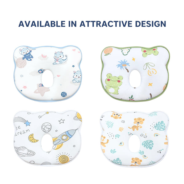 Head Shaping Memory Foam Pillow for Newborns