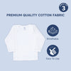 Baby Envelope Neck Full Sleeve Vest - Pack of 3