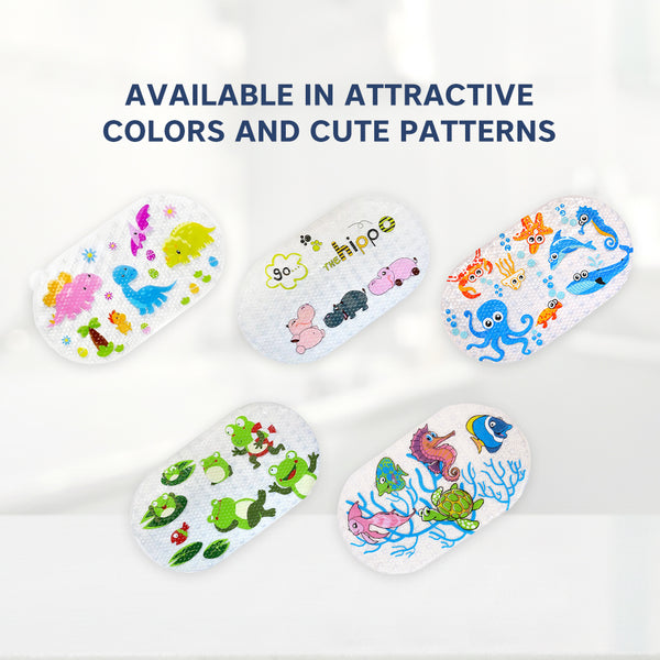 Hopop Non-Slip Cartoon Bath Mat for Kids – Soft & Safe Shower