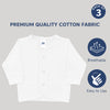 Front Open Full Sleeves Cotton Vest - Pack of 3