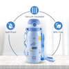 Insulated Stainless Steel Water Bottle for Kids -450 ml - hopop.in