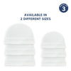 Soft & Comfortable Cotton Baby Caps - Pack of 3 ( White) - hopop.in