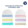 Soft & Comfortable Cotton Baby Caps - Pack of 3 - hopop.in