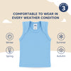 Baby Envelope Neck Sleeveless Vest - Pack of 3 | Multicolor