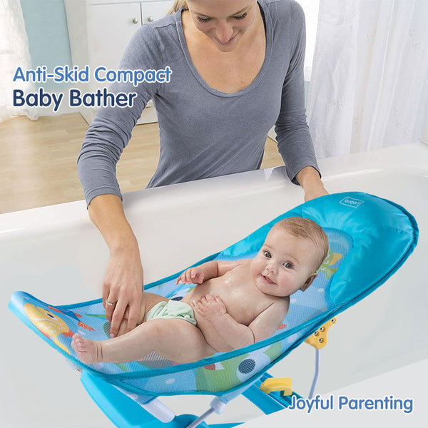 Hopop Anti-Skid Compact Baby Bather for Safe & Comfortable Bath Time