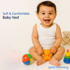 Baby Envelope Neck Sleeveless Vest - Pack of 3
