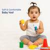 Baby Girl's Sleeveless Cotton Camisole Vest- Pack of 3
