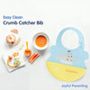 Easy Clean Crumb Catcher Silicone Bib - hopop.in