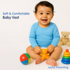 Baby Envelope Neck Full Sleeve Vest - Pack of 3 | Multicolor