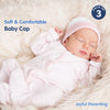 Soft & Comfortable Cotton Baby Caps - Pack of 3 - hopop.in