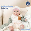 Soft & Comfortable Cotton Baby Caps - Pack of 3 - hopop.in