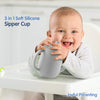 3 in 1 Sipper Cup with Spout & Straw -210 ml - hopop.in