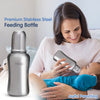 Baby Steel Feeding Bottle - hopop.in