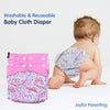 Washable and Reusable Cloth Diaper for Babies - Pack of 2 - hopop.in