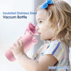 Insulated Stainless Steel Water Bottle for Kids -380 ml - hopop.in