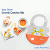 Easy Clean Crumb Catcher Silicone Bib - hopop.in