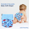 Washable and Reusable Cloth Diaper for Babies - Pack of 2 - hopop.in
