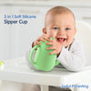 3 in 1 Sipper Cup with Spout & Straw -210 ml - hopop.in