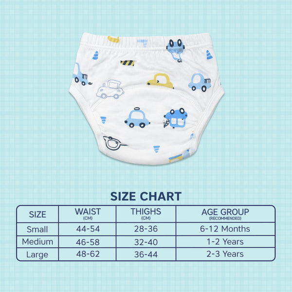 Hopop Padded Potty Training Underwear Pants for Babies & Toddlers - Assorted