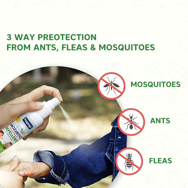 Hopop Natural Mosquito Repellent Spray for Babies - 100ml