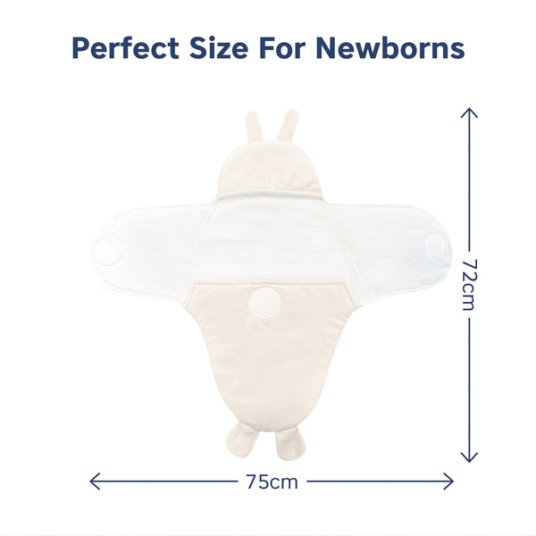 Hopop Baby Soft Fleece Hooded Wrapper Blanket