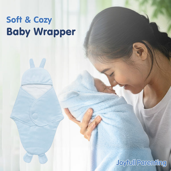 Hopop Baby Soft Fleece Hooded Wrapper Blanket