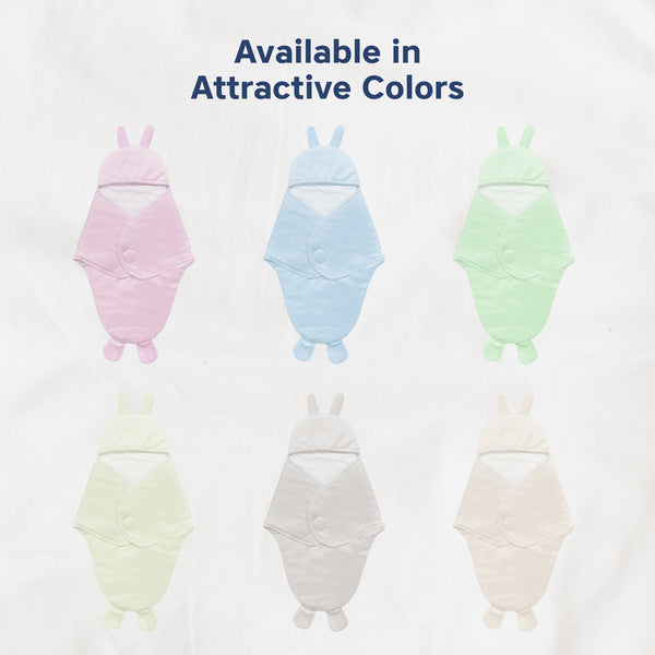 Hopop Baby Soft Fleece Hooded Wrapper Blanket