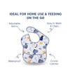 Waterproof Baby Apron Bib with Crumb Catcher Pocket - hopop.in