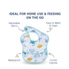Waterproof Baby Apron Bib with Crumb Catcher Pocket - hopop.in