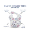 Waterproof Baby Apron Bib with Crumb Catcher Pocket - hopop.in