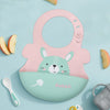 Easy Clean Crumb Catcher Silicone Bib