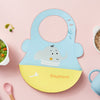 Easy Clean Crumb Catcher Silicone Bib
