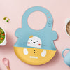 Easy Clean Crumb Catcher Silicone Bib