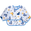 Waterproof Long Sleeve Baby Bib with Crumb Catcher Pocket - hopop.in