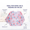 Waterproof Long Sleeve Baby Bib with Crumb Catcher Pocket - hopop.in