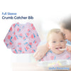 Waterproof Long Sleeve Baby Bib with Crumb Catcher Pocket - hopop.in