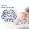Waterproof Long Sleeve Baby Bib with Crumb Catcher Pocket - hopop.in