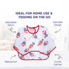 Waterproof Long Sleeve Baby Bib with Crumb Catcher Pocket - hopop.in