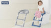 Step ladder potty seat on a white toilet
