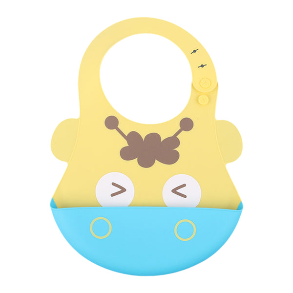 Hopop Easy Clean Crumb Catcher Silicone Bib