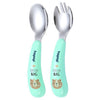 Stainless Steel Spoon & Fork Set with Travel Case - hopop.in