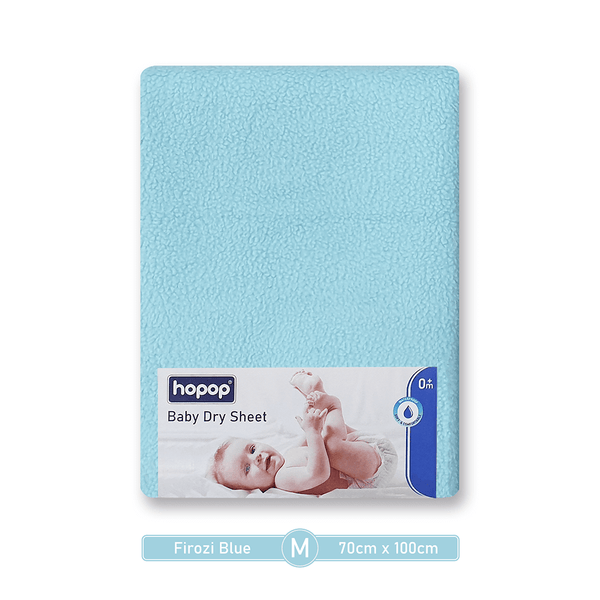 Hopop Waterproof Baby Bed Protector / Quick Dry Sheet - Medium Size