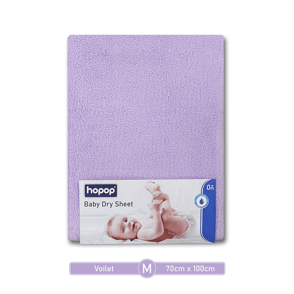 Hopop Waterproof Baby Bed Protector / Quick Dry Sheet - Medium Size