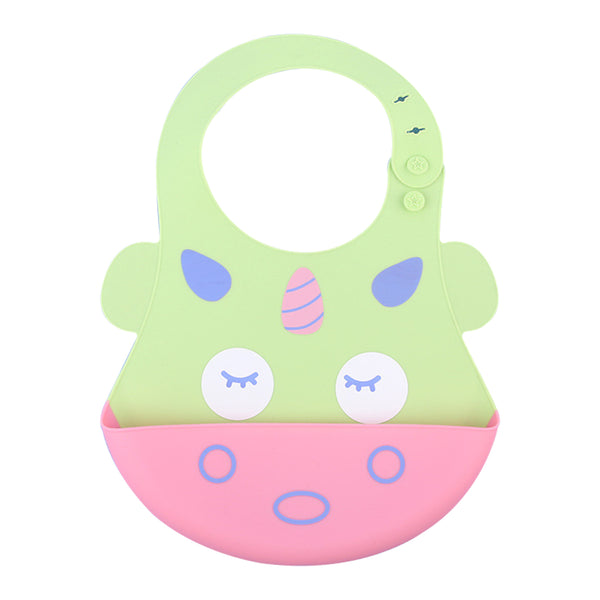 Hopop Easy Clean Crumb Catcher Silicone Bib